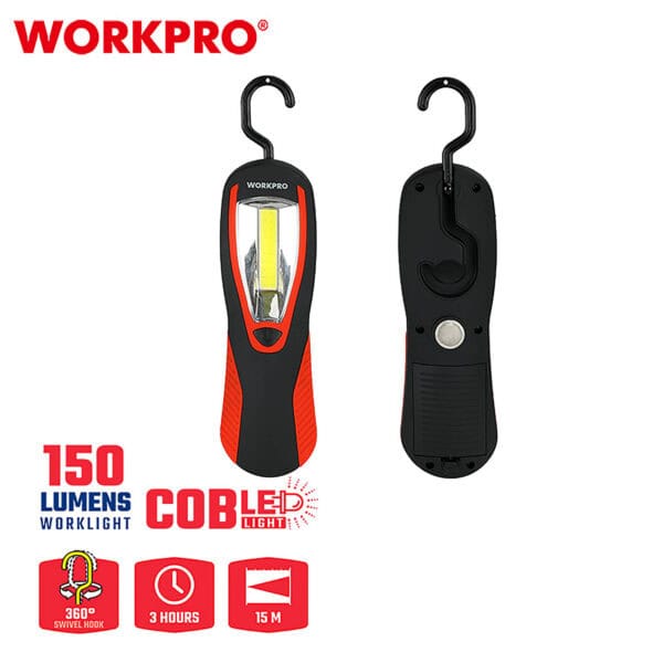 ΦΑΚΟΣ ΕΡΓΑΣΙΑΣ COB LED 150Lm WP352000 WORKPRO - Image 2