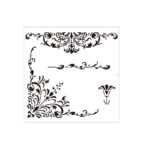 STENCIL CORNER AND ELEMENTS 40x40cm