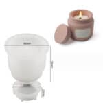 ΚΑΛΟΥΠΙ ΣΙΛΙΚΟΝΗΣ ΔΟΧΕΙΟ ΜΕ ΚΑΠΑΚΙ 8.8x7.2cm