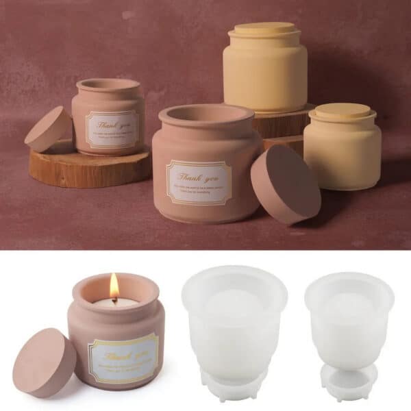 ΚΑΛΟΥΠΙ ΣΙΛΙΚΟΝΗΣ ΔΟΧΕΙΟ ΜΕ ΚΑΠΑΚΙ 8.8x7.2cm - Image 2