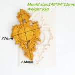 ΚΑΛΟΥΠΙ ΣΙΛΙΚΟΝΗΣ ΡΟΛΟΙ ΜΕ ΣΧΕΔΙΟ 14.8x9.4x1.1cm - Image 3