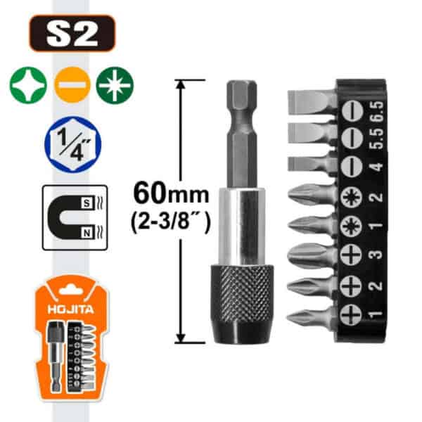 ΑΝΤΑΠΤΟΡΑΣ ΜΑΓΝΗΤΙΚΟΣ ΜΕ ΜΥΤΕΣ ΣΕΤ 9ΤΜΧ. HOJITA HJBS5K09 - Image 2