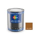 ΒΕΡΝΙΚΟΧΡΩΜΑ ΔΙΑΛΥΤΟΥ RAL8001 0.65lt COLOR ENAMEL