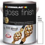 ΒΕΡΝΙΚΟΧΡΩΜΑ GLOSS FINISH No 100 ΛΕΥΚΟ SATINE 2.5lt VERNILAC