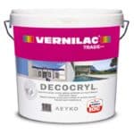 ΑΚΡΥΛΙΚΟ ΛΕΥΚΟ DECOCRYL 9lt VERNILAC