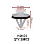 ΚΛΙΠ ΚΑΜΠΙΝΑΣ ΑΥΤΟΚΙΝΗΤΟΥ D496