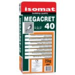 ISOMAT ΙΝΟΠΛΙΣΜΕΝΟ ΤΣΙΜΕΝΤΟΚΟΝΙΑΜΑ ΓΚΡΙ MEGACRET-40 25kg