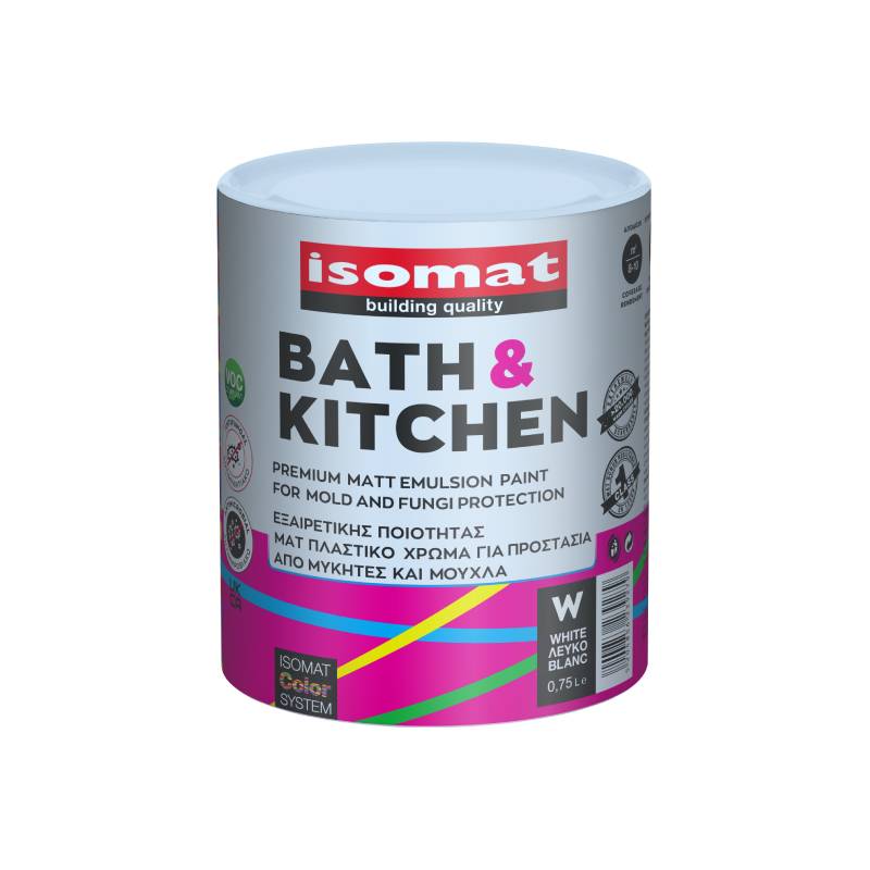 bath BATH&KITCHEN ΛΕΥΚΟ 0.75lt ISOMAT - Image 1