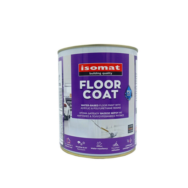 ISOMAT FLOORCOAT ΛΕΥΚΟ 0.75lt - Image 1