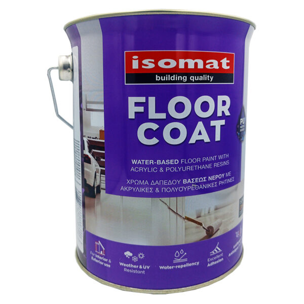 ISOMAT FLOORCOAT ΛΕΥΚΟ 2,5lt - Image 1