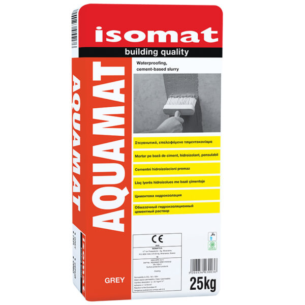 ISOMAT AQUAMAT ΓΚΡΙ 25kg - Image 1