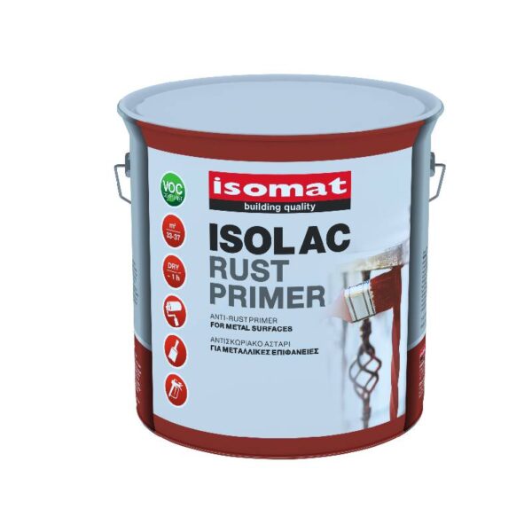 ISOMAT ISOLAC-RUST PRIMER 2.5lt - Image 1