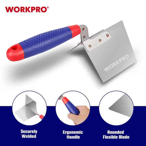 ΜΥΣΤΡΙ ΓΩΝΙΑΚΟ (ΕΞΩΤΕΡΙΚΕΣ ΓΩΝΙΕΣ) 89×60,5mm ΠΛΑΣΤΙΚΗ ΛΑΒΗ INOX WP323018 WORKPRO - Image 2