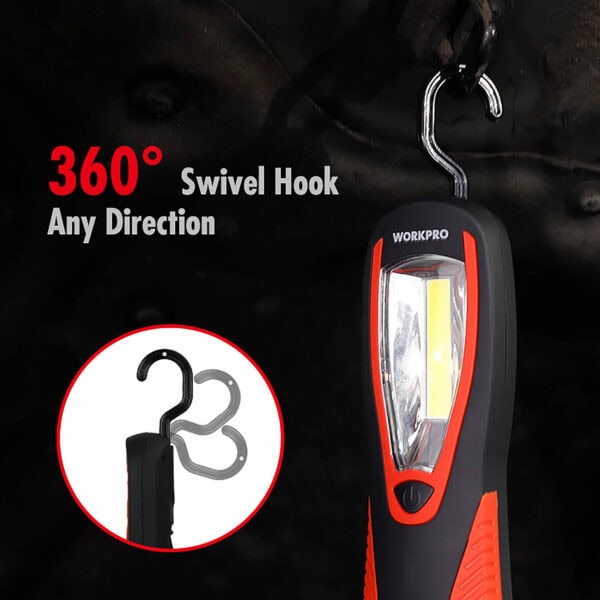 ΦΑΚΟΣ ΕΡΓΑΣΙΑΣ COB LED 150Lm WP352000 WORKPRO - Image 3