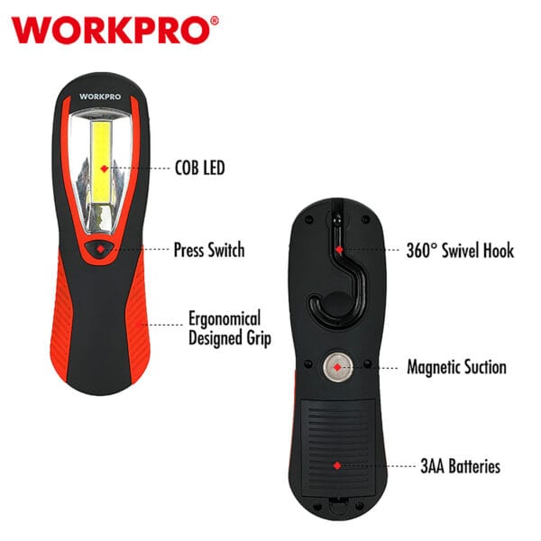 ΦΑΚΟΣ ΕΡΓΑΣΙΑΣ COB LED 150Lm WP352000 WORKPRO - Image 7