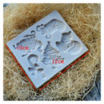 ΚΑΛΟΥΠΙ ΣΙΛΙΚΟΝΗΣ ΧΡΙΣΤΟΥΓΕΝΝΙΑΤΙΚΑ ΜΟΤΙΒΑ 10x12cm - Image 2