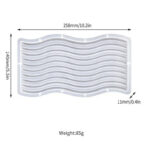 ΚΑΛΟΥΠΙ ΣΙΛΙΚΟΝΗΣ ΠΙΑΤΕΛΑ ΚΥΜΑΤΙΣΤΗ 25.8x14cm - Image 3