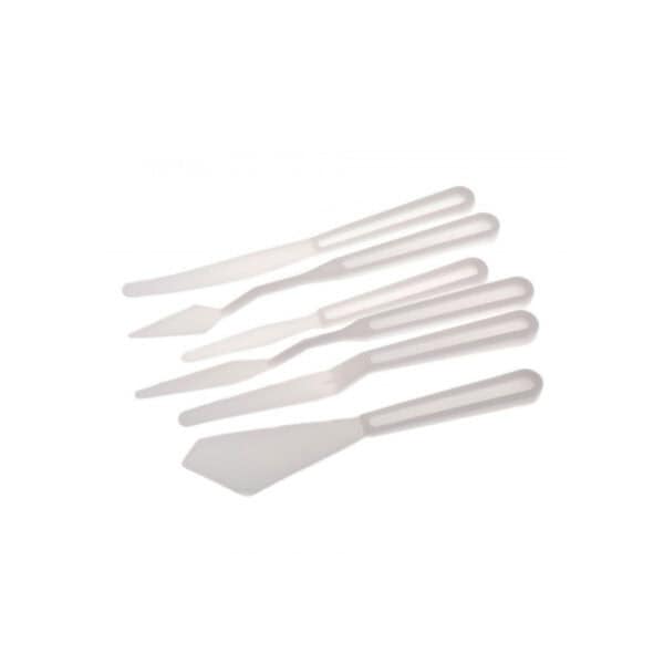 ΣΠΑΤΟΥΛΕΣ ΠΛΑΣΤΙΚΕΣ ΖΩΓΡΑΦΙΚΗΣ ΣΕΤ 6 ΤΜΧ. - Image 2